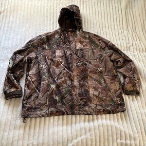 Field & Stream Jacket Mens 2XL Camo Realtree HydroProof Ultra Hooded Hunting